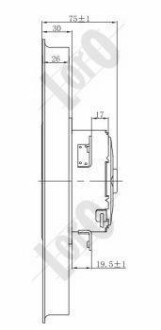 Вентилятор радіатора TRANSPORTER T4 24D 90- DEPO 053-014-0023