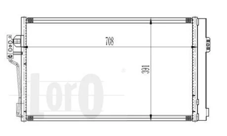Фото 1 - радіатор кондиціонера Vito/Viano W639 20-37 03- DEPO 054-016-0006 Радіатор кондиціонера Vito/Viano W639 20-37 03- DEPO 054-016-0006 (фото 1)