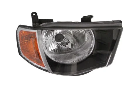 Фара Прав (H4, ручн, без мотора, колір повороту: жовтий) MITSUBISHI L 200 / TRITON 1105-1110 DEPO 214-1180R-LD-E