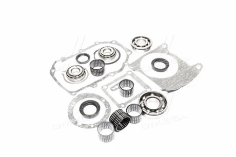 Р/к КПП ГАЗ 3302 ГАЗЕЛЬ, ВОЛГА (підшипники, сальники ПРЕМІУМ гума NBR, ПАРОНІТ) Detalka 31029-1701805