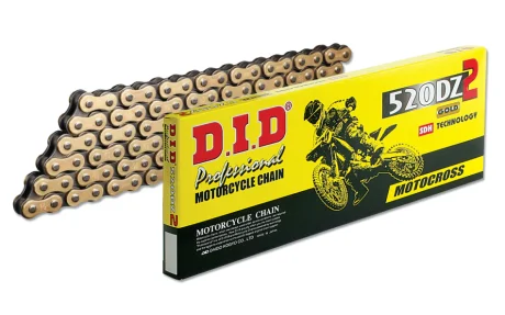 Приводная цепь 520DZ2 Gold 520DZ2 G&B - 114RB DID 4525516386227