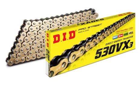 Приводная цепь 530VX3 Gold 530VX3 G&B-110ZB DID 4525516397209