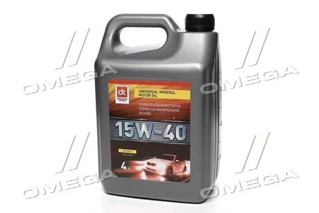 Олива моторна. <ДК> 15W-40 SG/CD (Каністра 4л) Dk-Дорожная Карта 4102871251