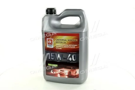 Олива моторна. <ДК> 15W-40 SF/CC (Каністра 4л) Dk-Дорожная Карта 4102981305
