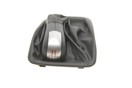 Ручка КПП з пильником чорний 5 ступ (срібляста ручка)) Skoda Octavia (04-08) (7 DPA 77111248802