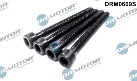 Комплект болтів з головкою системи TORX з чорного металу Dr.Motor DRM0609S