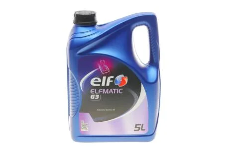Олія трансміс. Elfmatic G3 ATF 3 (Каністра 5л) ELF 213855