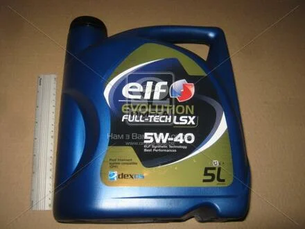 Олія моторна. Evolution FULL-TECH LSX 5W-40 (Каністра 5л) ELF 213922