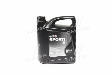Олія моторна. SPORTI 9 5W-40 (Каністра 5л) ELF 214252