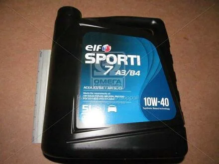 Олія моторна. SPORTI 7 A3/B4 10W-40 (Каністра 5л)) ELF 214254