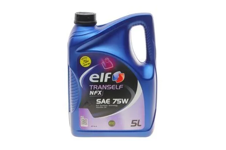 Олія трансміс. TRANSELF NFX SAE 75W (Каністра 5л) ELF 223530