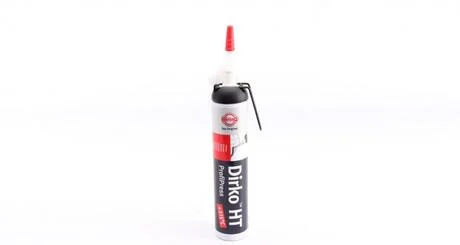Герметик Dirko-S HT +300 (чорний) балон під тиском 200ml ELRING 471.501