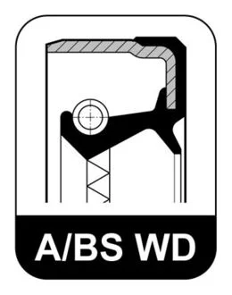 Сальник диференціалу 48 x 62 x 8 A/BS WD ACM, VAG ELRING 567510