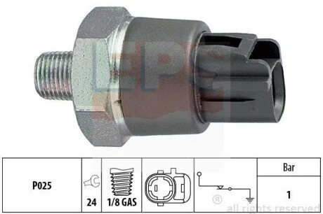 Датчик давления масла Mitsubishi Galant 24 03- /Mazda 2 15 14- /Mazda 3 15/20 13- /Mazda 6 20/CX-5 EPS 1800188