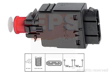 Выключатель тормозного фонаря BMW E32/E34/E36 90-99 EPS 1810081