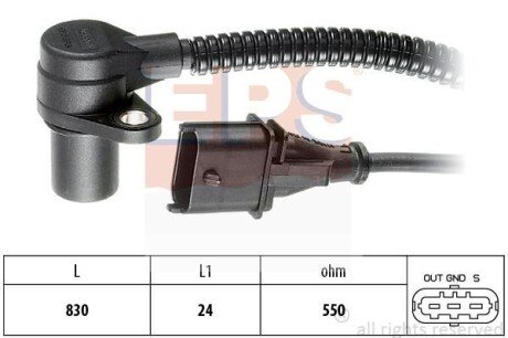 Датчик положения к/вала Opel Omega B 2.2 99-03 EPS 1.953.266