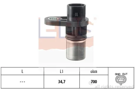 Датчик швидкості обертання вала EPS 1.953.292