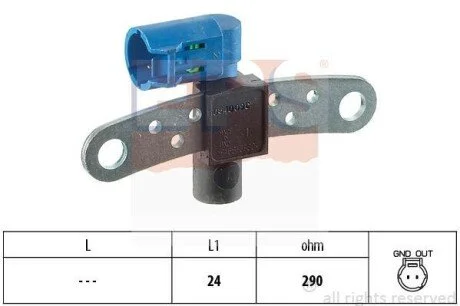Датчик положения к/вала Renault Modus, Clio 05- /Dacia Logan 04- EPS 1953540