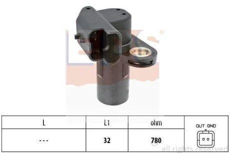 Датчик положения коленвала EPS 1953553