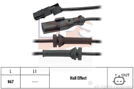 Датчик ABS EPS 1.960.053