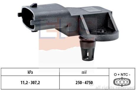 Датчик давления воздуха Fiat Doblo/Punto 11- EPS 1.993.341 (фото 1)