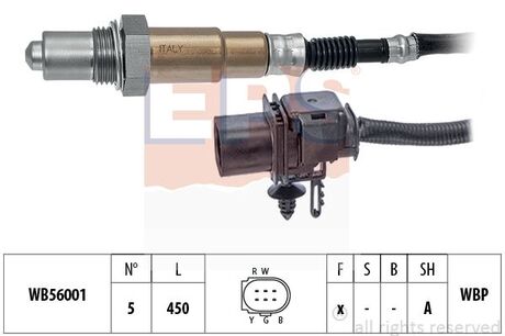 Лямбда-зонд Ford Focus, C-Max, S-Max, Mondeo 16-22D 0704- EPS 1998397