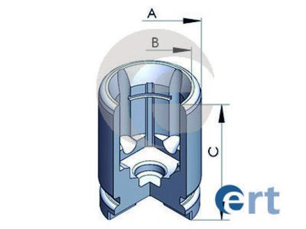Поршень тормозной системы ERT 150757-C
