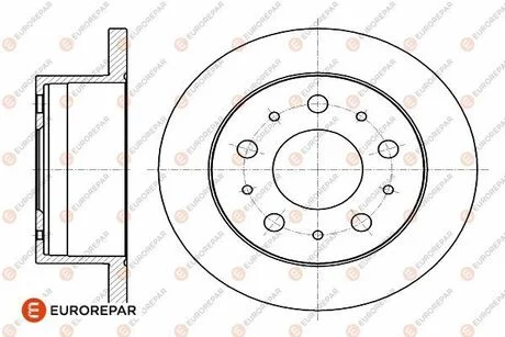 Диск тормозной задний Jumper3-Boxer3 DIAM 280 EP 16 PSA EUROREPAR 1642766780
