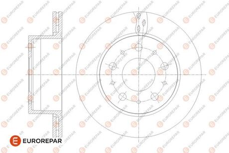 Диск тормозной задний (кратно 2) Jumper3-Boxer3 DIAM 300 EP 22 05,12,2013- EUROREPAR 1676014480