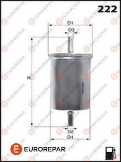 Фільтр паливний (бензиновий) EUROREPAR E145064