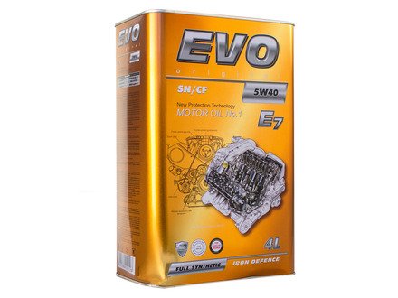 Олія моторна E7 5W-40 (4 л) EVO Evoe75w404l