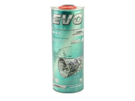 Масло трансмиссионное EVO EVO MG-X 75W-90 GL-4/5 1L (фото 1)