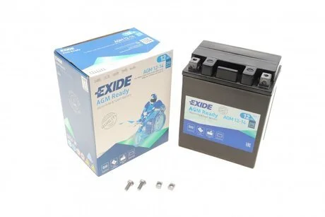 Аккумулятор 12Ah 210A EXIDE AGM12-14
