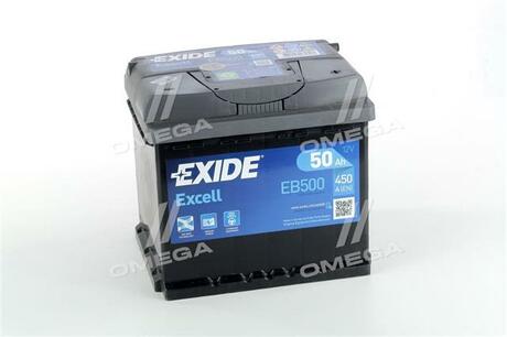 Аккумулятор 50Ah-12v EXCELL(207х175х190),R,EN450 EXIDE EB500