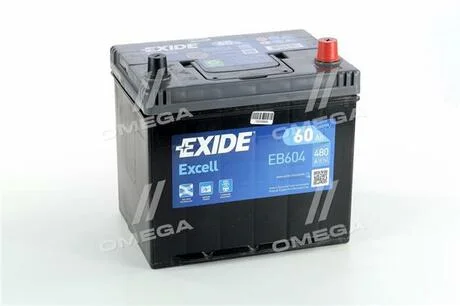 Аккумулятор 60Ah-12v EXCELL(230х172х220),R,EN480 EXIDE EB604