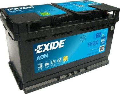 Стартерна батарея (акумулятор) EXIDE EK820