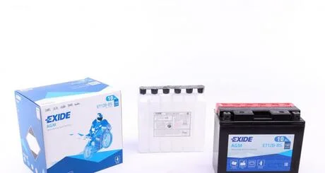 Акумулятор 10Ah 160A EXIDE ET12B-BS