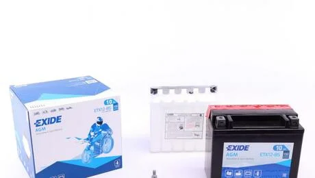 Аккумулятор 10Ah 150A EXIDE ETX12-BS