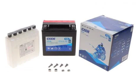 Акумулятор 12Ah 200A EXIDE ETX14L-BS