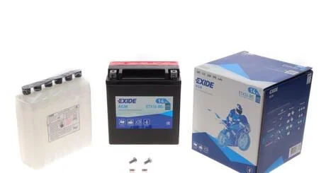 Аккумулятор 14Ah 215A EXIDE ETX16-BS