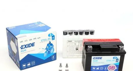 Акумулятор 3Ah 50A EXIDE ETX4L-BS