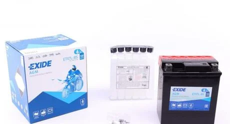 Акумулятор 6Ah 100A EXIDE ETX7L-BS