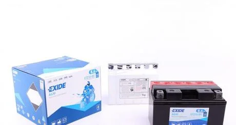 Аккумулятор 8,6Ah 145A EXIDE ETZ10-BS