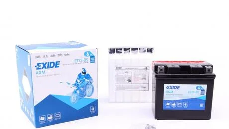 Аккумулятор сухозаряженный AGM 6Ah 100A EXIDE ETZ7-BS