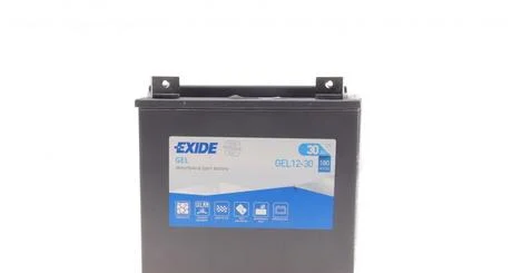 Акумулятор 30Ah 180A EXIDE GEL12-30