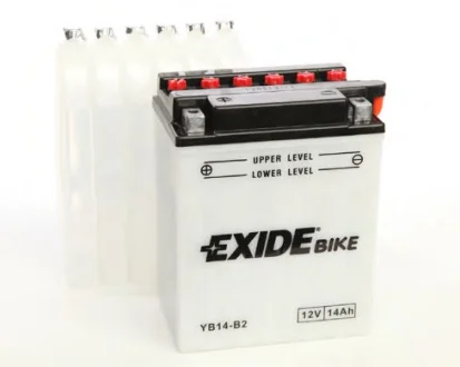 Акумулятор Кислота/Пусковий/Сухозаряджений з електролітом (обмежені продажі споживачам) 12В 14 EXIDE YB14B2