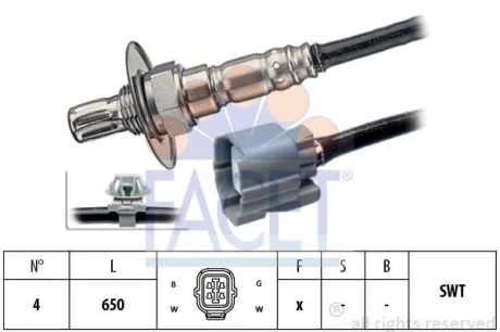 Датчик кисню (лямда-зонд) Subaru Forester III (05-), Impreza II, III (01-) 1.5i, 2.0i (10.8223) Facet FACET 108223