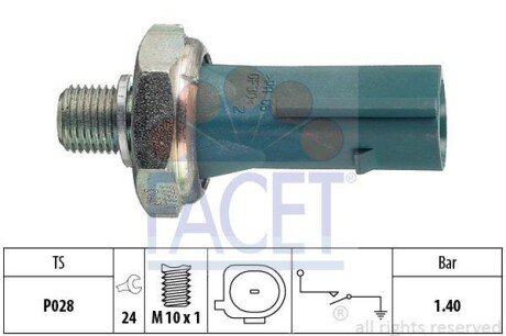 Датчик давления FACET 7.0171