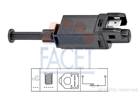 Датчик стоп-сигналу A3/Leon/Octavia/Golf/T4 1.4-2.8TDI -10 FACET 7.1055