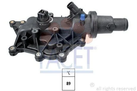 Термостат Renault Megane/Laguna/Clio/Scenic 14/16i 98- (89C) FACET 78705